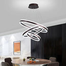 Nordic Ring Led Chandelier for Staircase Living Room - Minimalist Ljojo Glow Lamp