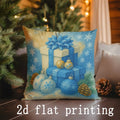Christmas-themed Decorative Pillow Covers by Ljojo for Sofa, Bedroom & Car