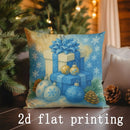 Christmas-themed Decorative Pillow Covers by Ljojo for Sofa, Bedroom & Car