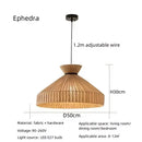 Jute Fabric Pendant Lights | Handmade Nordic Chandelier for Living Room | Ljojo