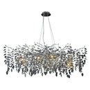 Ljojo Luxury Crystal Pendant Chandelier Chrome Gold Suspension Lamp