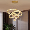 Ljojo Luxury Crystal Pendant Chandelier for Living Room Dining Room Lighting