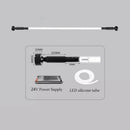 LED Neon Wall Light: 360 Degree Luminous Silicon Strip Light by Ljojo