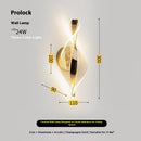 Ljojo Luxury Gold Iron Wall Lamp with Acrylic Shade, Small LED Light for Living Room