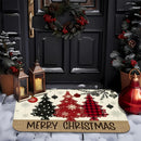 Christmas Tree Printed Non-Slip Floor Mat for Home, Bathroom & Kitchen by Ljojo