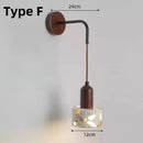 Japanese Yellow Cave Stone LED Wall Lamps Art Hanging Lights for Home Decoration by Ljojo