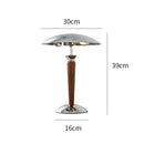 Ljojo Medieval Desk Lamp Wood/Iron Nostalgic High-end E14 Bulb Lamps