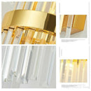 Ljojo Luxury Crystal Wall Lamp: Modern, Simple, Elegant Sconce for Home Décor