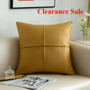Ljojo Light Simulation Leather Thickened Throw Pillow