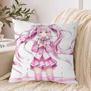 Ljojo 40*40 Hatsune Miku Pillow Cover Set for Stylish Bed Decor