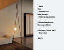 Ljojo Art Deco Dimmable Led Chandelier Lighting Orange Black Glass Bubble Suspension Lamp