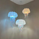 Modern White Jellyfish Pendant Light for Kitchen Dining Art Decor | Ljojo