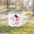 Enamel Mug Custom Name Tea Coffee Wine Mugs for Maid of Honor by Ljojo