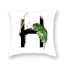 Floral Alphabet Pillow Case by Ljojo: Home & Car Decorative Cushion Cover