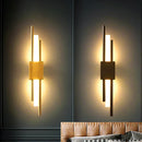 LED Copper Line Pipe Wall Sconce for Bedroom & Living Room by Ljojo