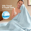 Ljojo Lightweight Cooling Comforter: Soft Smooth Air Condition Blanket for Summer