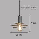 Industrial Style Wrought Iron Pendant Light Modern Chandelier for Living Room by Ljojo