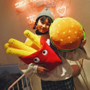 Hamburg Fries Plush Snacks Pillows by Ljojo: Creative Birthday Gifts for Girls