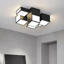 Nordic Designer LED Ceiling Lamp with Remote Dimming - Modern Lustres for Living Room and Bedroom by Ljojo