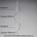 Ljojo Minimalist Line Chandeliers: Elegant LED Pendant Lighting with Magnetic Suction Connection