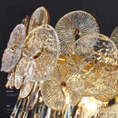 Ljojo Lotus Crystal Chandelier: Modern Nordic Luxury Living Room Decor