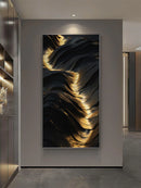 Ljojo LED Lava Art Wall Lamp for Living Room, Dimmable Abstract Hanging Painting
