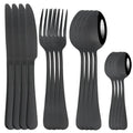 Ljojo 16-Piece Stainless Steel Western Dinnerware Cutlery Set
