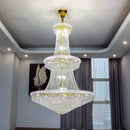 Ljojo Luxury Crystal Living Room Chandelier - Elegant Dining Room Pendant Lamp & Ceiling Light
