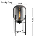 Ljojo Luxury Glass Floor Lamp LED Bedside Table Light Modern Nordic Minimalist Style