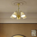 Ceramic Chandelier: Elegant American Master Bedroom Light by Ljojo