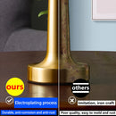 Ljojo Metal Touch Table Lamp | LED Rechargeable Night Light | Decor for Home & Business