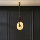 Ljojo Marble Chandelier: Trendy LED Pendant Light for Stylish Indoor Lighting