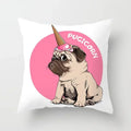 Cute Pug Bulldog Pillowcase for Living Room Decor - Ljojo Home Decor