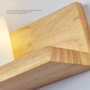 LED Wall Lamp Modern Nordic Solid Wood Light Fixture by Ljojo for Bedroom Living Room Balcony