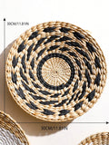 Boho Hand Woven Wall Basket for Home Decor by Ljojo™