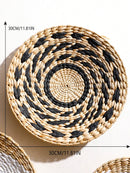 Boho Hand Woven Wall Basket for Home Decor by Ljojo™