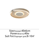 Modern LED Ring Ceiling Light for Dining Room Living Room by Ljojo |
Minimalist Home Lighting for Bedroom and Study Room