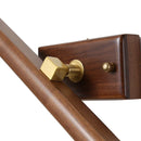 Ljojo Luxury Walnut Wood Bathroom Mirror Light 40CM 8W LED Wall Lamp