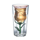 Ljojo 200ml Pink Rose Double Wall Coffee Wine Glasses Cup