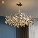 Nordic Crystal Led Pendant Lights for Living Dining Room by Ljojo