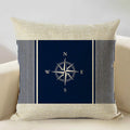 Ljojo Marine Cotton Fish Cushion Cover 45x45CM Square Home Decor Pillow Case