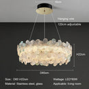 Modern Pink Glass Flower Pendant Light Chandelier by Ljojo - Luxury Bedroom Lighting Fixtures