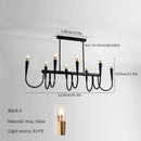 Ljojo Luxury Metal Pendant Chandelier for Home Decor