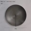 Ljojo Mini Metal Plate Wall Light for Nordic Living Room Decor