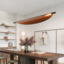Nordic Wood Grain Leaves LED Pendant Light Chandelier by Ljojo - Wabi Sabi Restaurant Decor