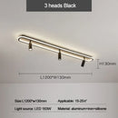 LED Ceiling Lamp Modern Minimalist Living Room Strip Light by Ljojo