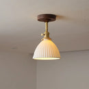 Ljojo LED Glass Ceiling Lamp Modern Yellow Lighting for Home Restaurant Hallway