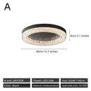 LED Modern Crystal Chandelier | Italian Luxury Bedroom Ceiling Light by Ljojo