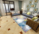 Ljojo Marble Texture Printed Carpet for Home Living Room and Bedroom Decoration
