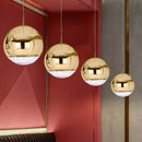 Nordic Glass Ball Pendant Light for Dining Room - Modern Hanging Lamp by Ljojo